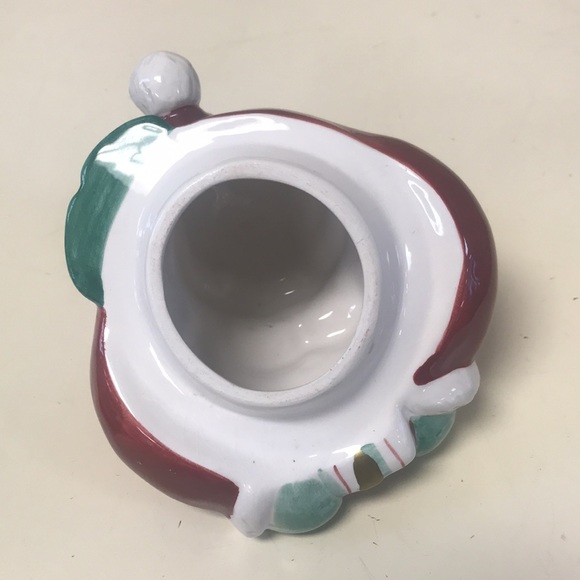 Fitz & Floyd Plaid Santa Candy Jar - Picture 7 of 11